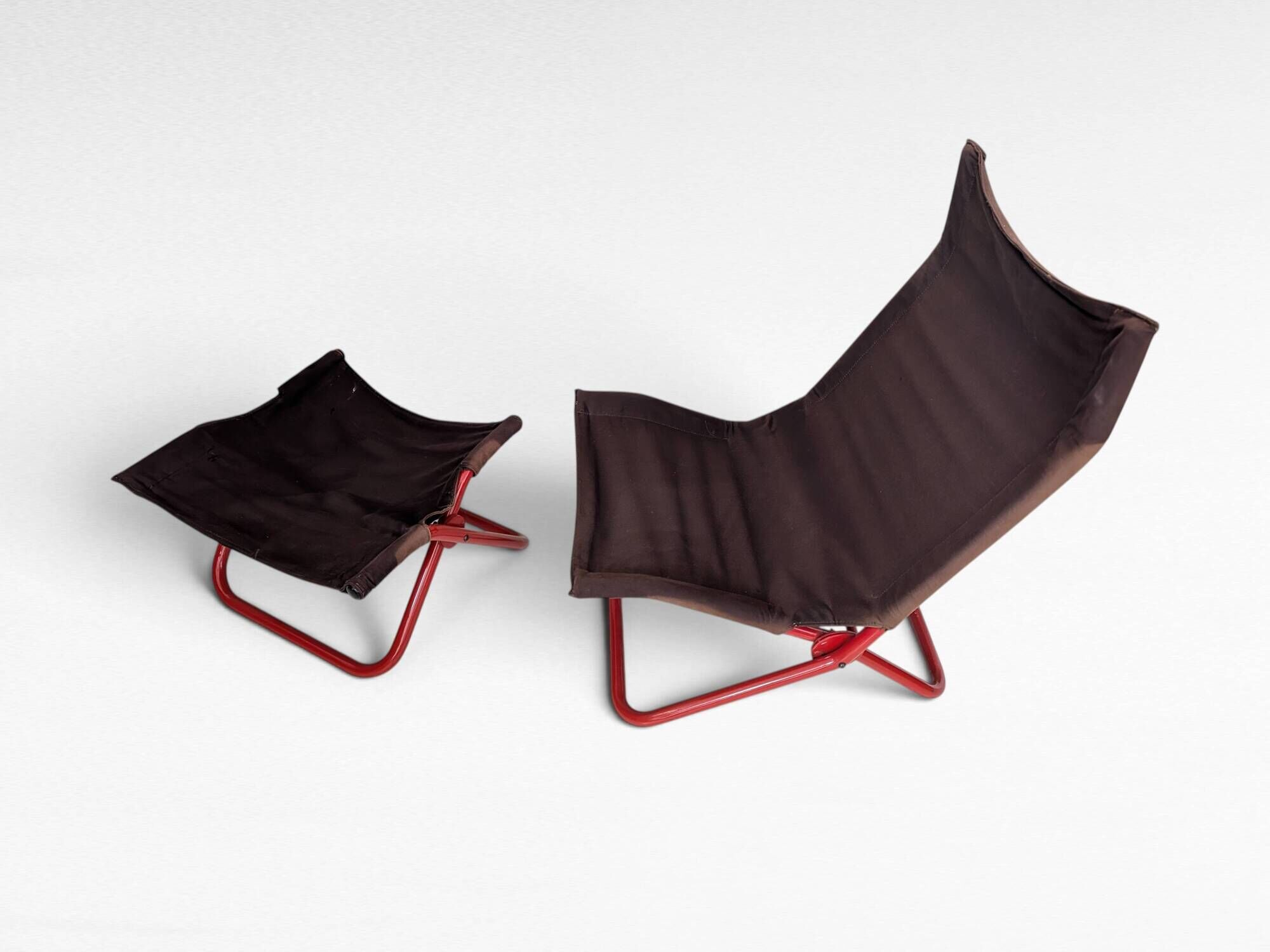 Folding chaise longue "Open" by Jan Dranger and Johan Huldt for Innovator, 1970s.