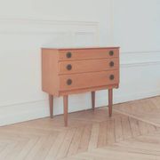 Commode anglais vintage rénovée, années 50-60