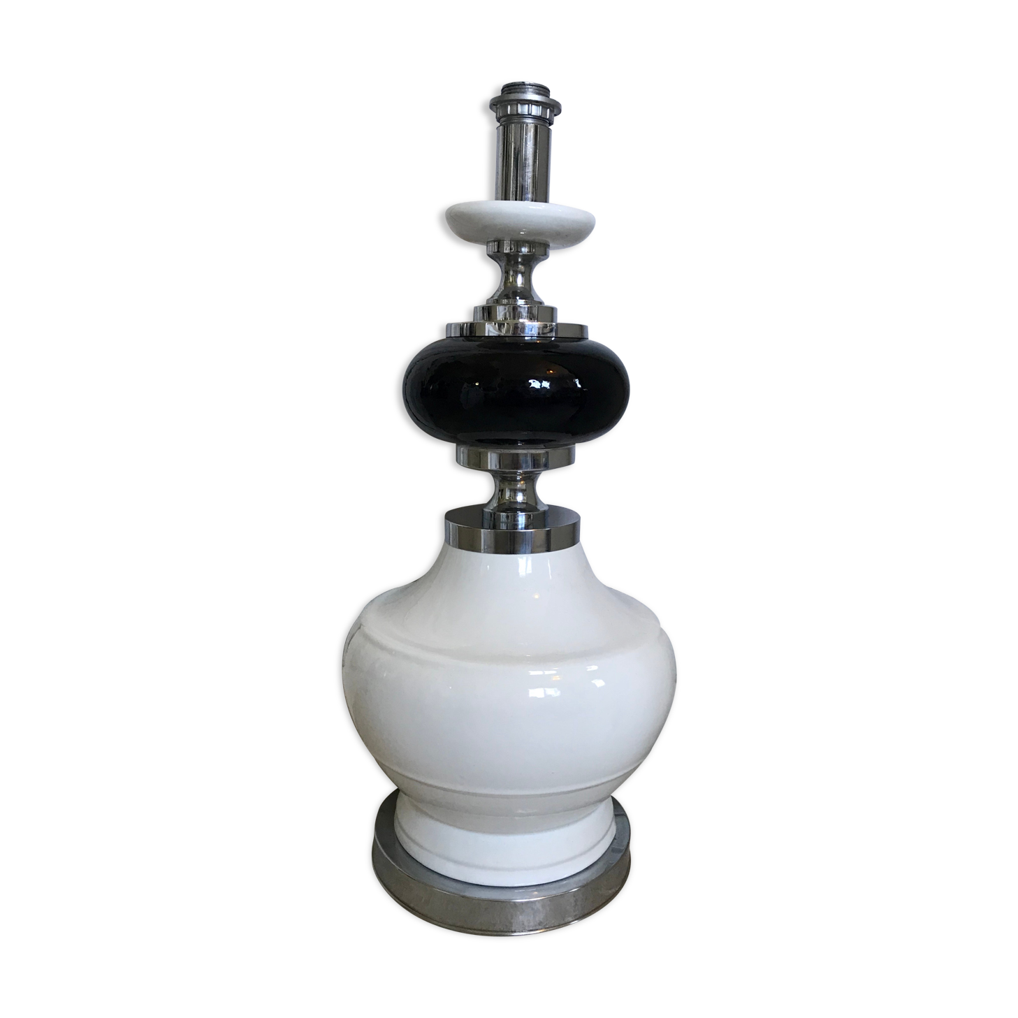 Vintage ceramic lamp  68 cm