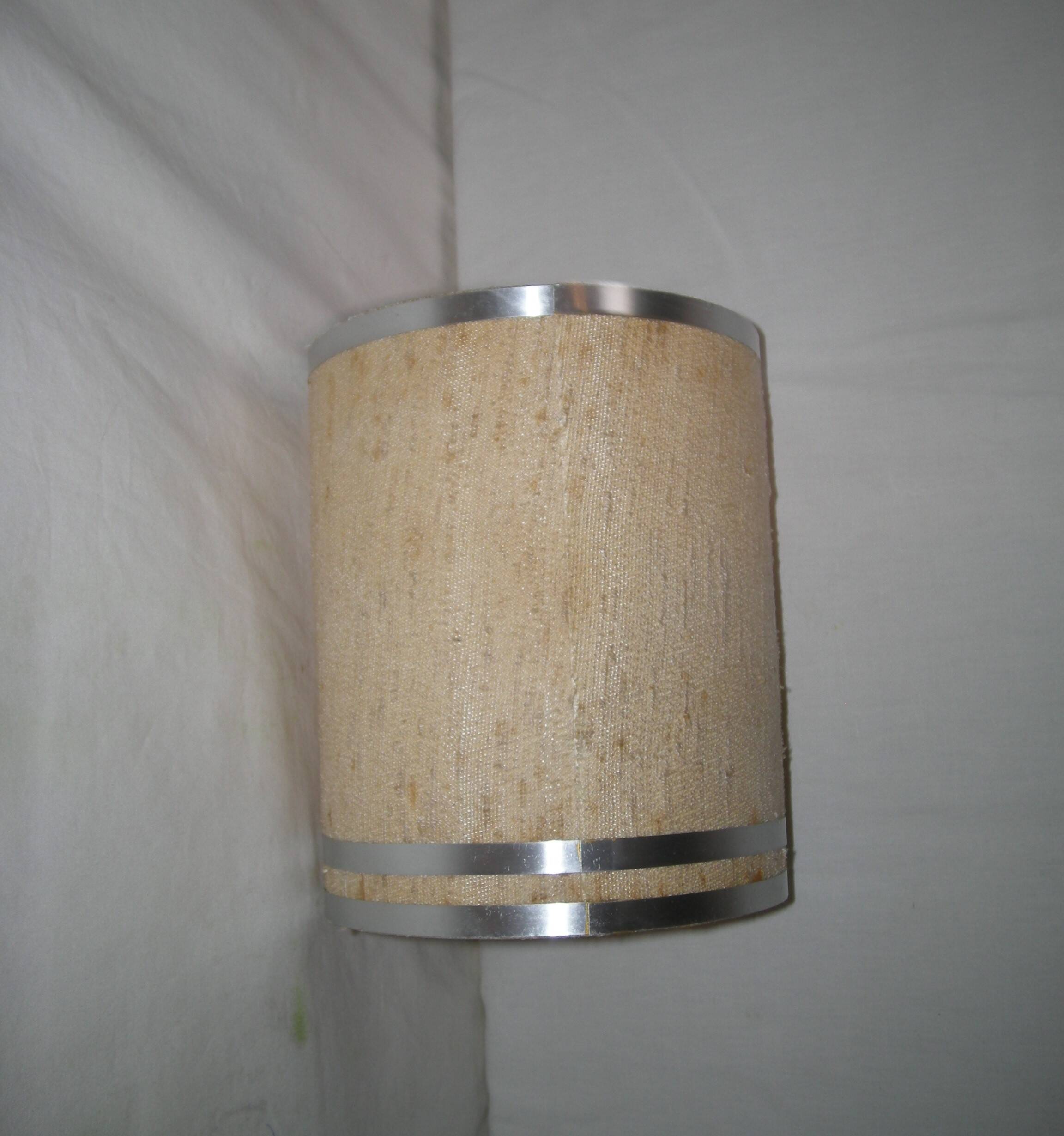 Lampe en aluminium des années 70