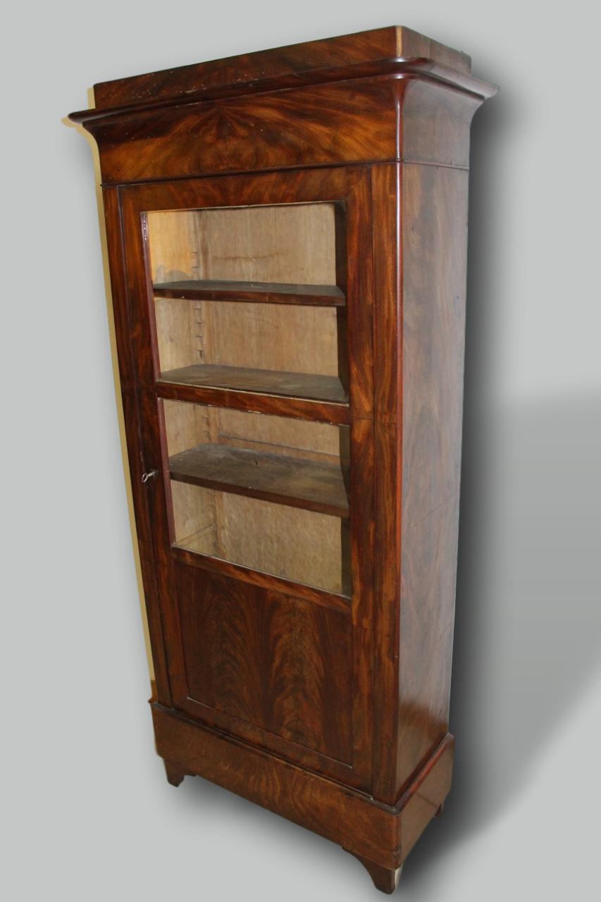 Louis Philippe mahogany showcase