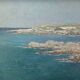 Painting "Seaside", oil on strong cardboard.
