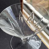 6 Champagne glasses – Saint Louis Bossuet service size 10406