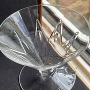 6 Champagne glasses – Saint Louis Bossuet service size 10406