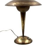 Mid-century modern brass adjustable table lamp, Italy circa 1950