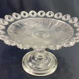 Cup on Vierzon glass pedestal, early 20th century