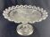 Cup on Vierzon glass pedestal, early 20th century