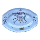 Plat en faïence d'Aprey