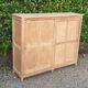 Parisian buffet 2 sliding doors raw wood oak