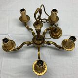Chandelier in gilded bronze louis XVI style