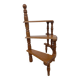 Escabeau de bibliothèque en bois