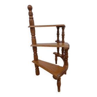 Escabeau de bibliothèque en bois