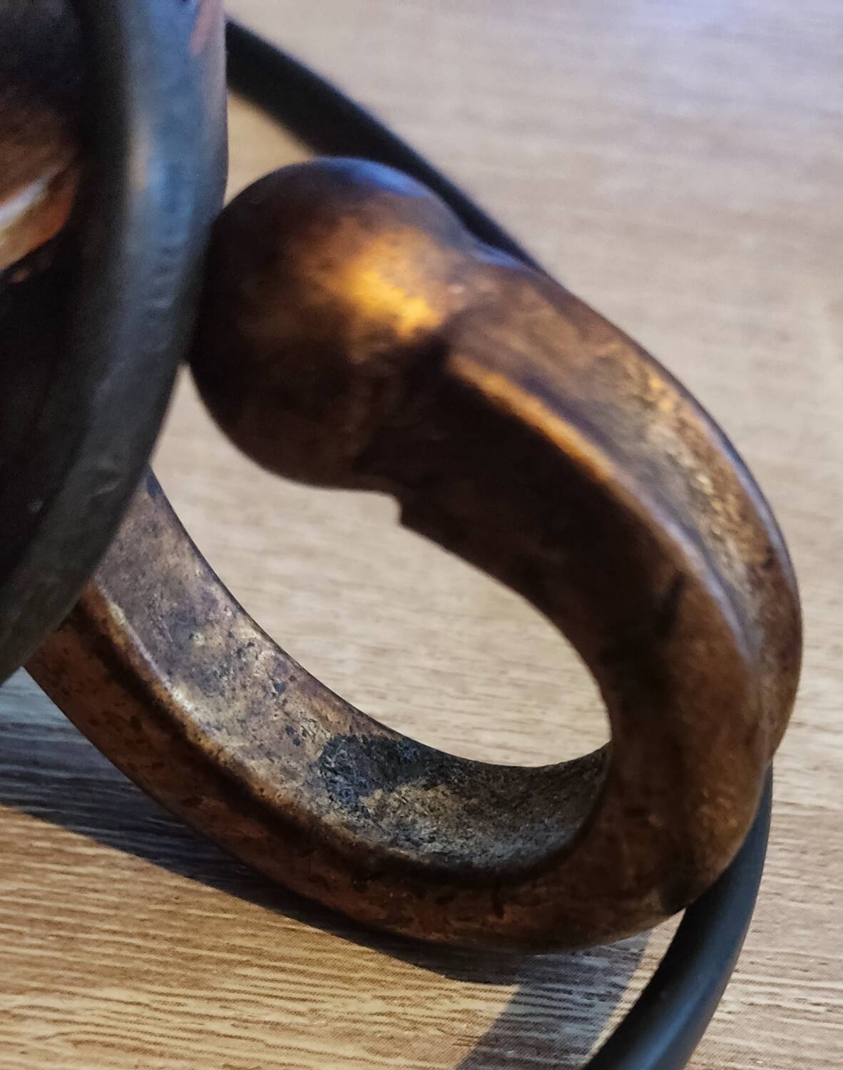 Sampa Helios lamp in red glass