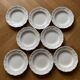 Set de 8 assiettes creuse "Ivoire à godrons" Digoin Sarreguemines