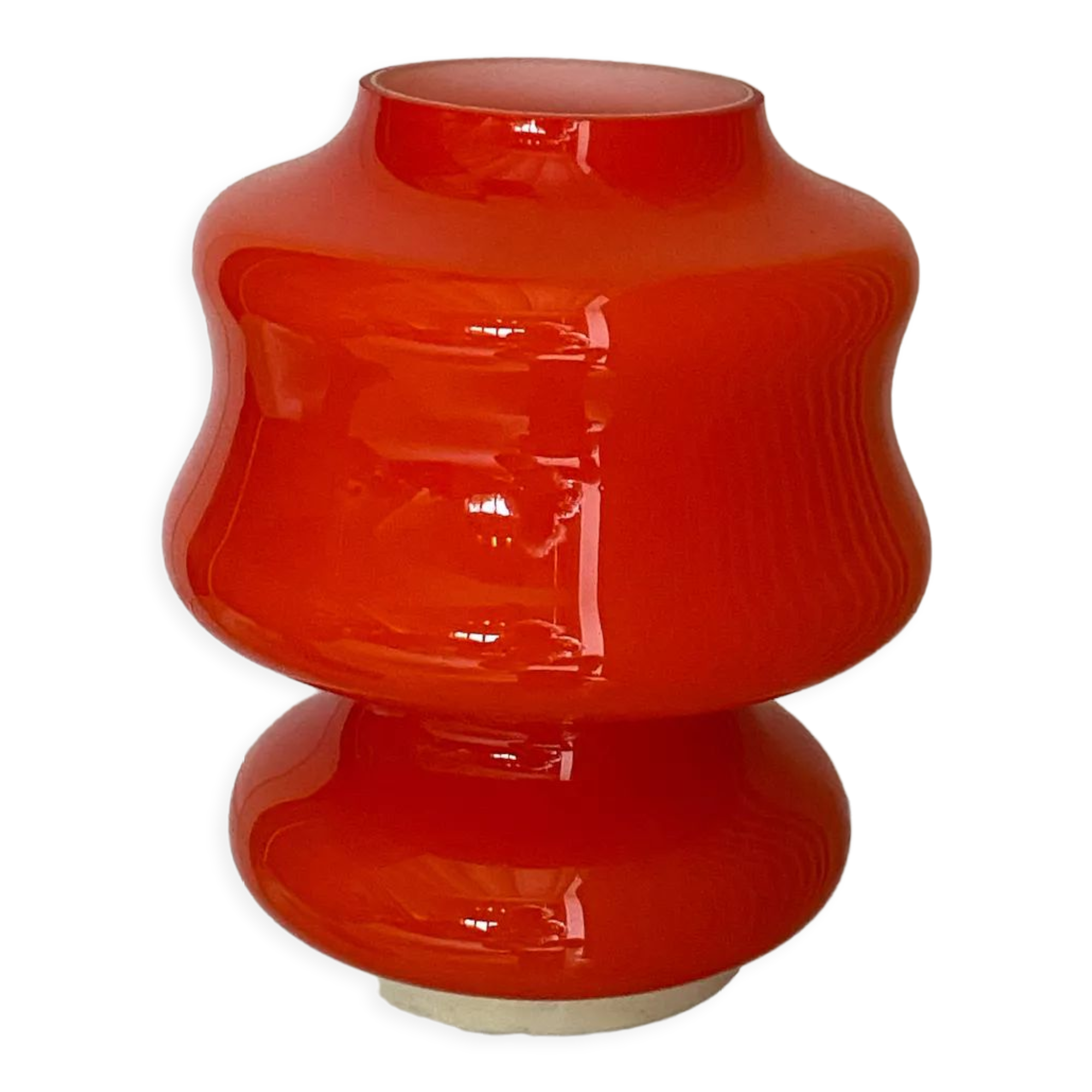 Glass table lamp