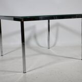 1960s Mid-Century  Coffee Table Chrome and Glass