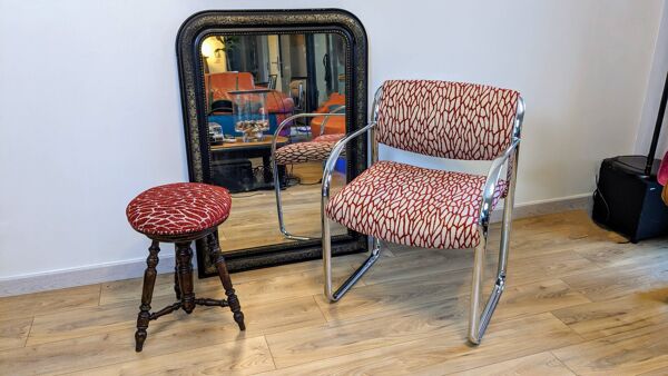 Tabouret de piano Napoléon III