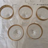 Set of 6 Crystal glasses