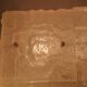 1960s Kalmar Franken Ceiling Lamp Ice Glass Design