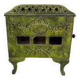 Mirus old enameled cast iron wood stove