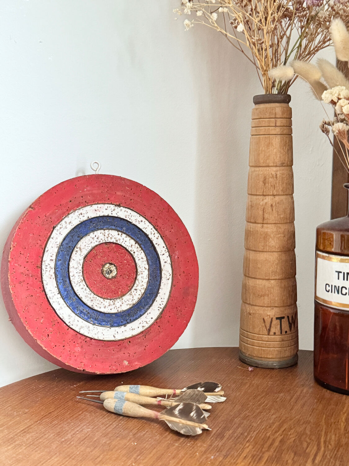 Vintage dartboard