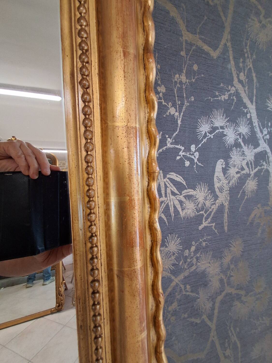 Louis Philippe period mirror 167 x 106