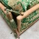 Convertible Two-Seater Sofa / Daybed in Bamboo Style, France 1960s