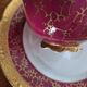 Cup and plate porcelain Graff Von Henneberg Germany vintage