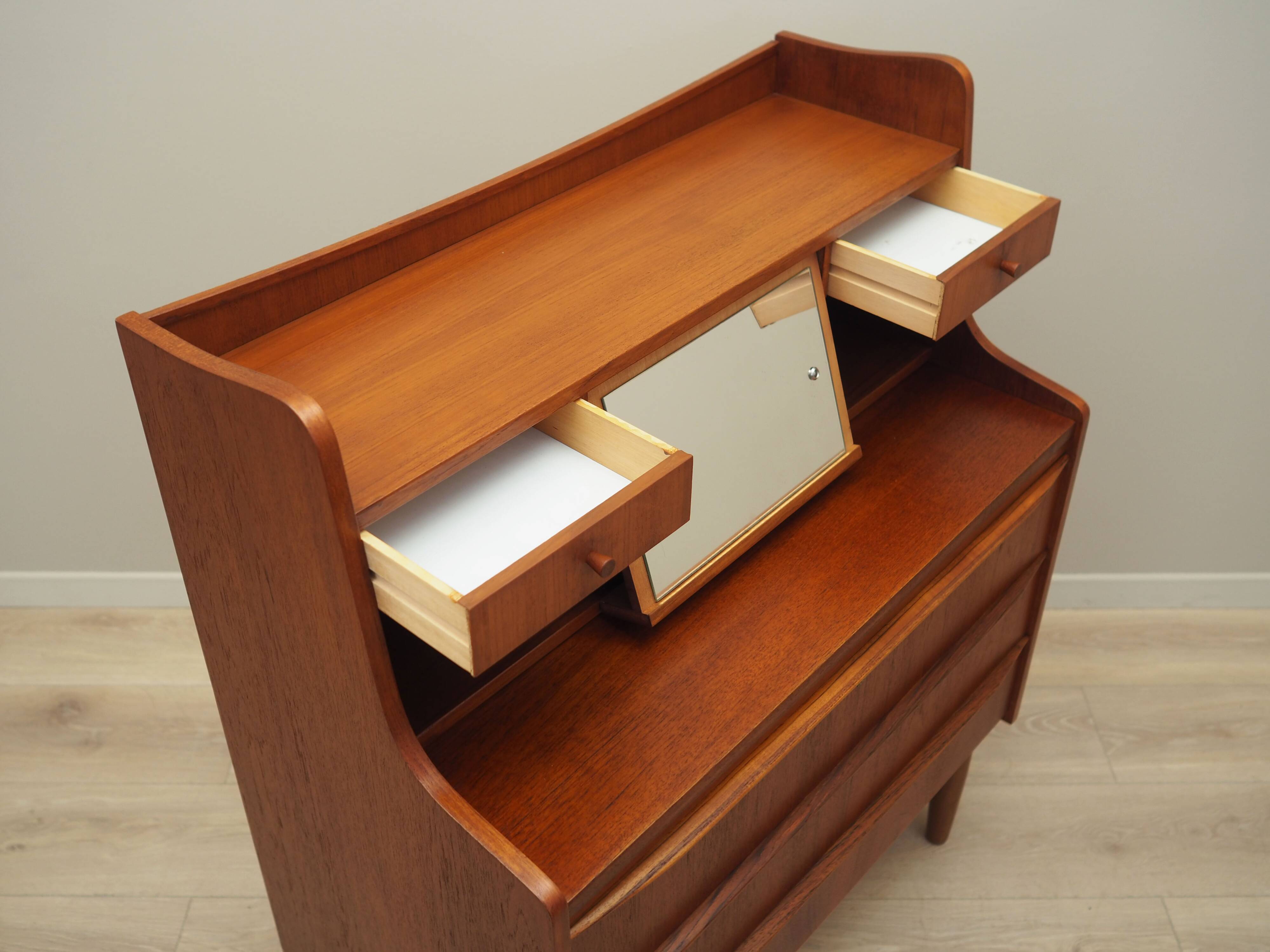 Teak secretary, Danish design, 1970s, production: Denmark