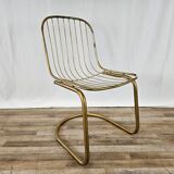 70s chair in metal