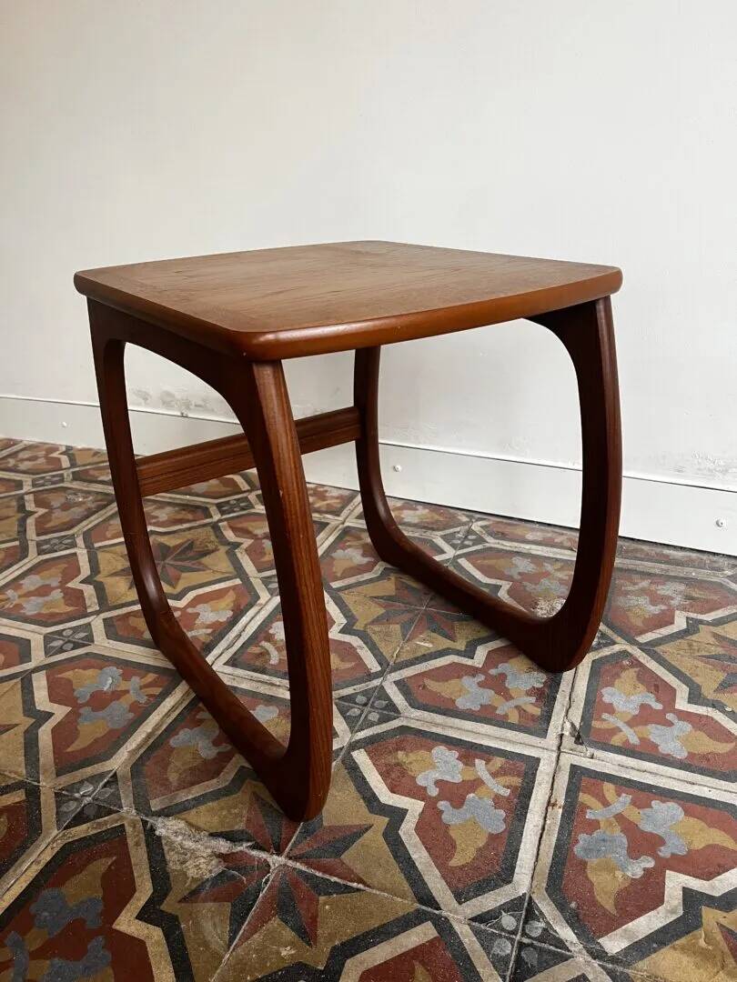 Teak nesting tables – Nathan Furniture, UK