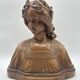 Art Nouveau bust by Gustave Van Vaerenbergh