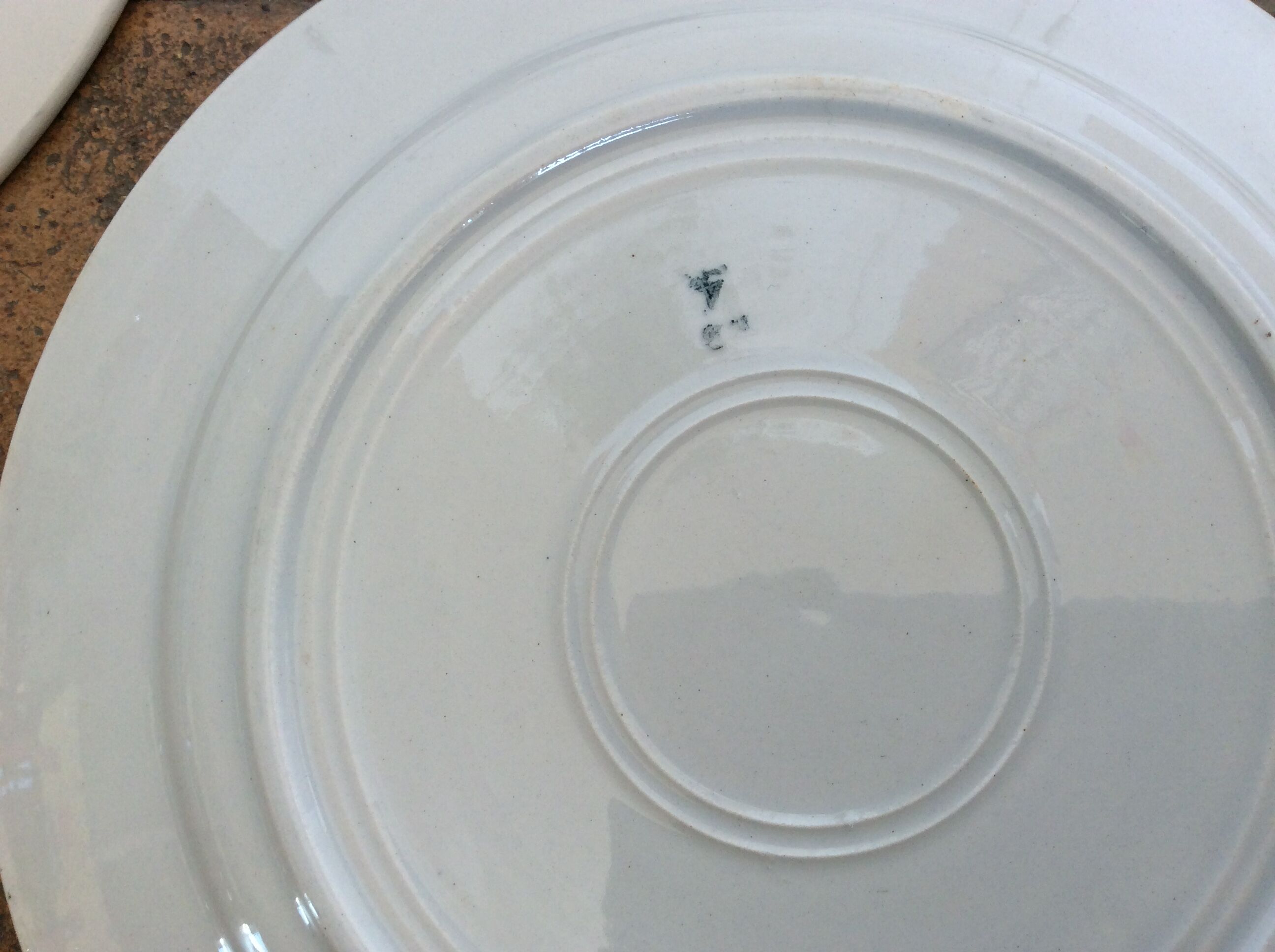 3 plates basque décor