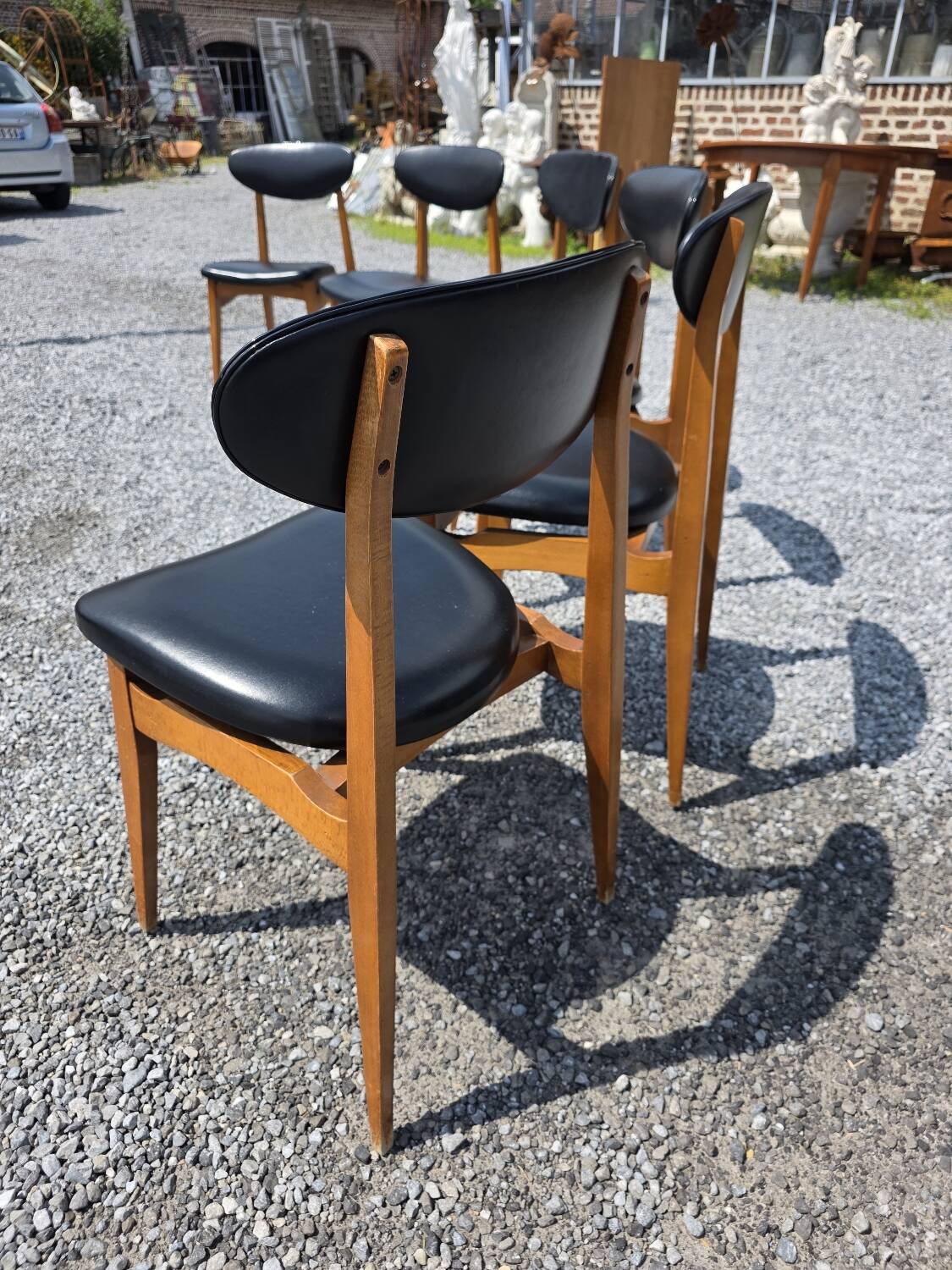 6 Scandinavian chairs from the 60s