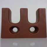 Dutch studio ceramic vase by Marius & Hugo Van Woerden for Vest Keramiek, 1970s