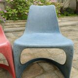 3 vintage chairs designer Steen OstergaardManufacturer Cado 60s