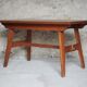 Table René Gabriel, table bois vintage, table à manger, table salon, table de repas, cuisine, 40's