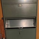 steel cabinet with flap