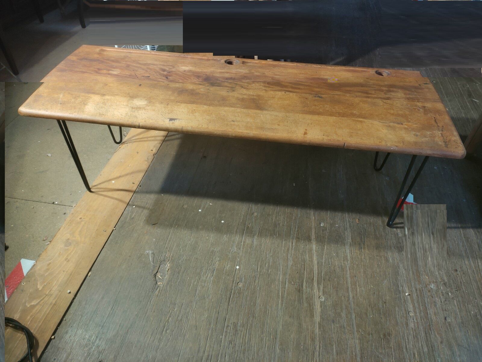 Coffee table living room legs compass tray wood desk school