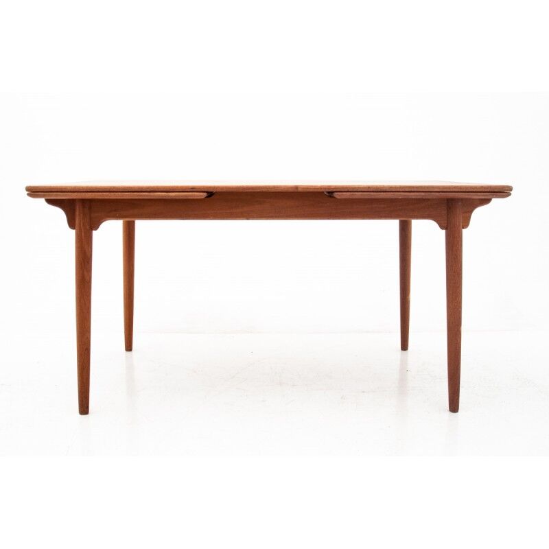 Teak folding dining room table 1960
