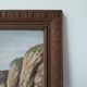 Painting on wood "seaside"