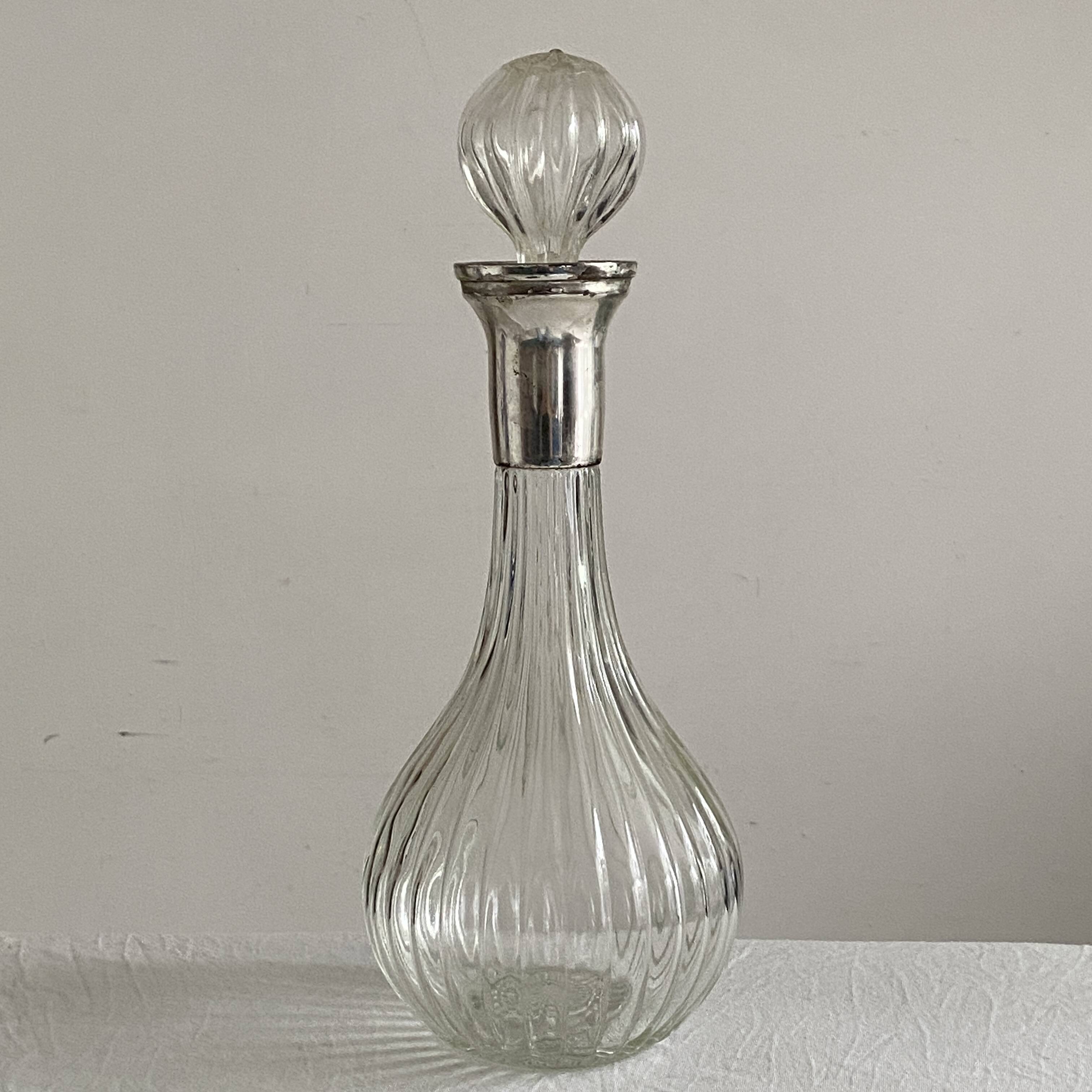 Vintage 1970s crystal decanter