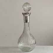 Vintage 1970s crystal decanter