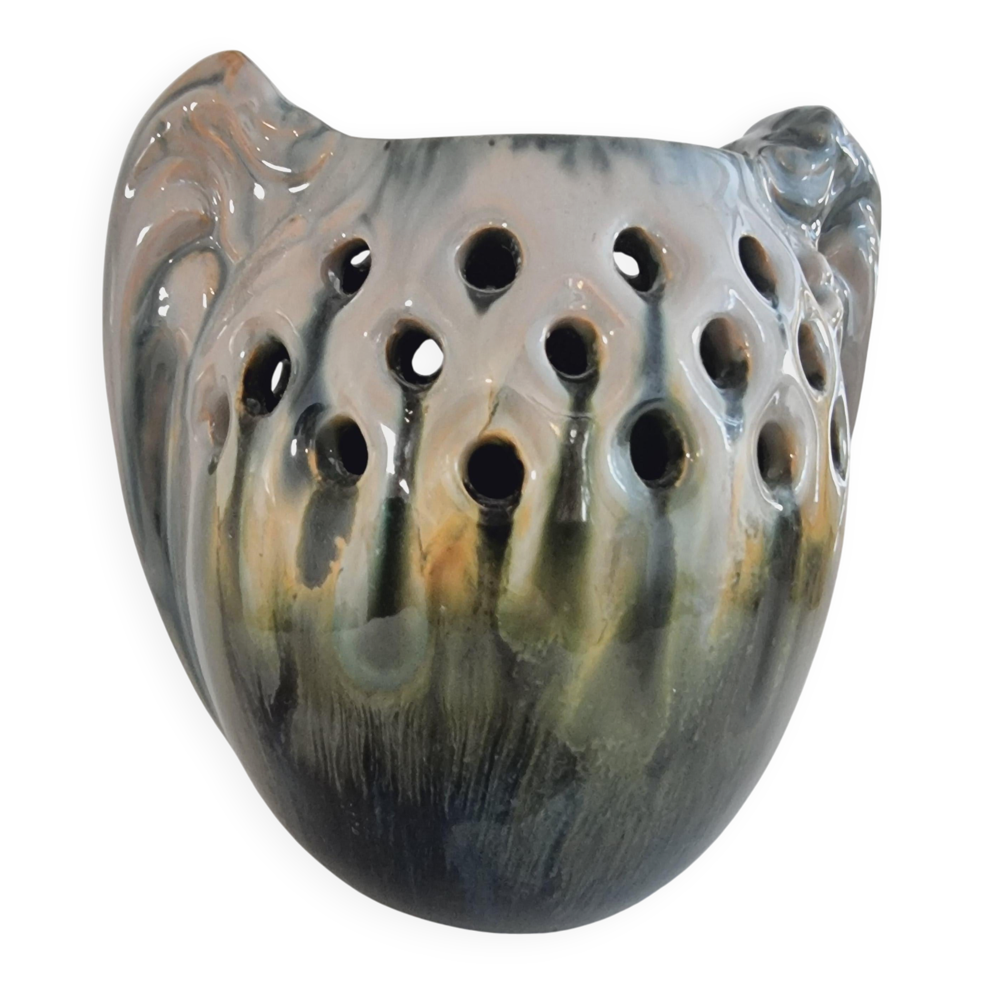 Michael Andersen & Son (MA&S) rare ceramic vase, Jugend, early 20th century, Denmark.