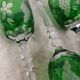 Lot de 4 verres cristal.