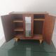 Old wooden doll cabinet 50/60s