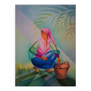 Janick Lederle: The Harvest, original signed lithograph