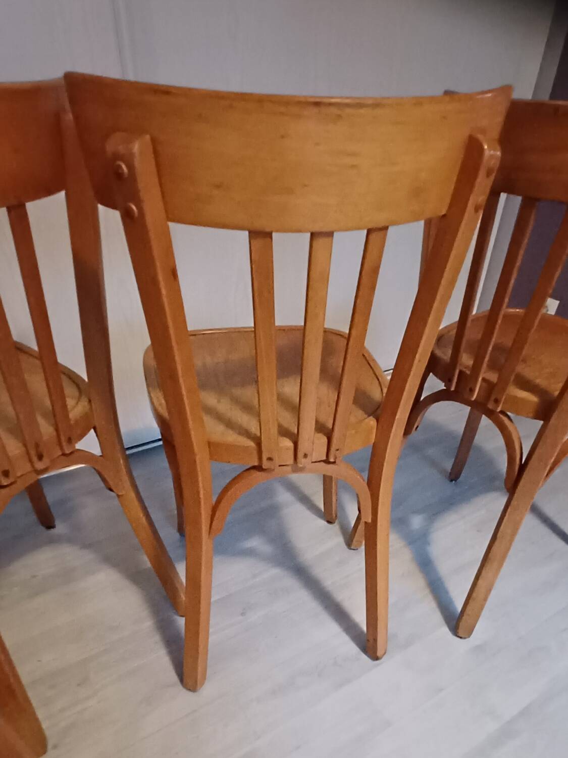 Set of 4 Baumann bistro chairs