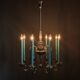 Art Deco Chandelier with Matching Sconces, Czechoslovakia 1930s