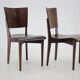 Paire de chaises d'appoint rares J.Halabala des années 1950, fabriquées par UP zavody à Brno.